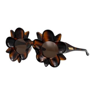 Bottega Veneta Sunglasses, unisex, Brown, Size: 40 MM Peggy Flower Sunglasses