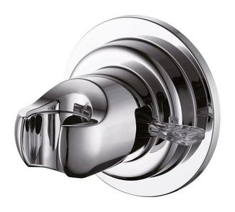 OEM Soporte Redondo Cromado Para Cabezal De Ducha Con Ventosa