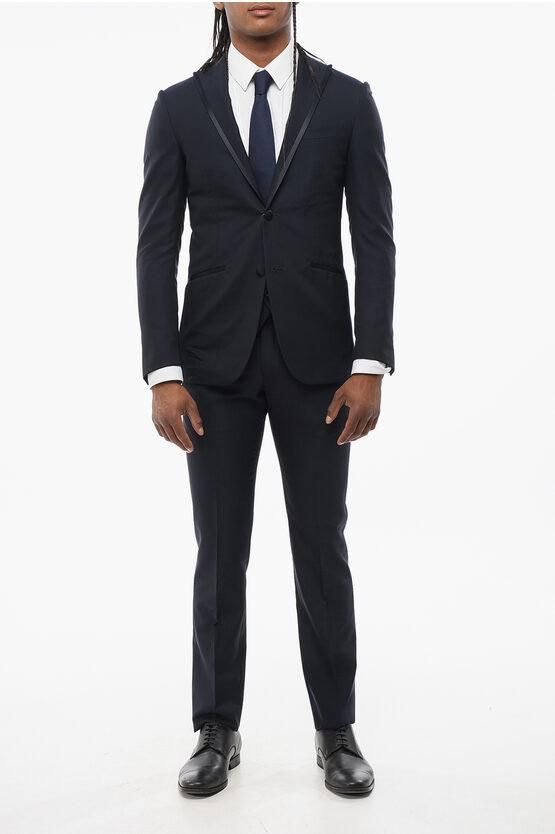 Corneliani Abito Pezzi CERIMONIA ACADEMY in Pura Lana taglia 46