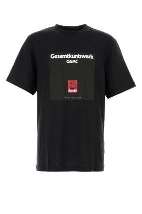OAMC Black cotton t-shirt