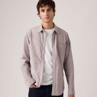 Levi's Classic Pocket Standard Fit Shirt - Mens - XL - Brown