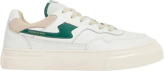 Stepney Workers Club Pearl S-Strike Leather - Heren - Sneakers - Wit - 45 EU - Leer - Schoenen