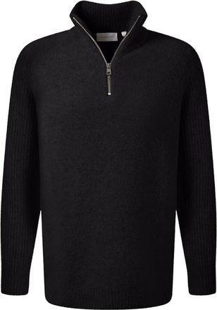 Baldessarini Kafka Gebreide Trui - Heren - Coltruien - Zwart - 2XL - Truien & Vesten