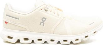 On Running Ivory Round-toe Sneakers