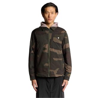 Lyle & Scott Heren Camo Overshirt (Grijs Taupe)