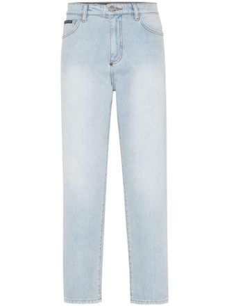 Philipp Plein Jeans a gamba ampia - Blu