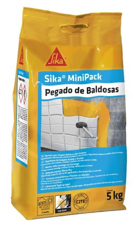 Sika Lote De 4 Unidades Sikaminipack Pegado De Baldosas Grey 5 Kg Saco Sika