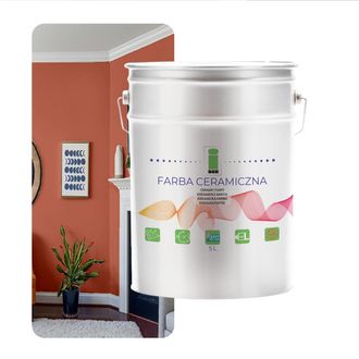 OEM Pintura Cer&aacute;mica Para Paredes, Lavable, Rojo Ladrillo, Claro, 5l, Fabricante