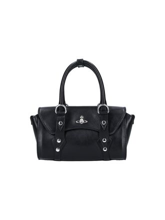 Vivienne Westwood Black Bettina Studded Leather Handbag