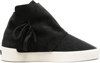 Fear of God Moc bead-detail suede sneakers - men - Calf Suede/Fabric/Rubber/Calf Leather - 39 - Black