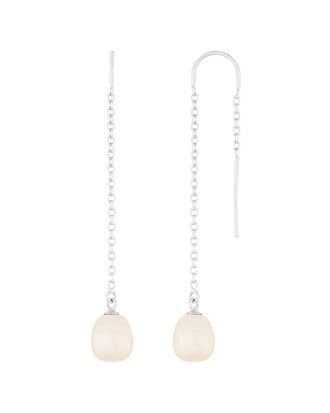 Splendid Pearls Silver 7-8Mm Freshwater Pearl Earrings