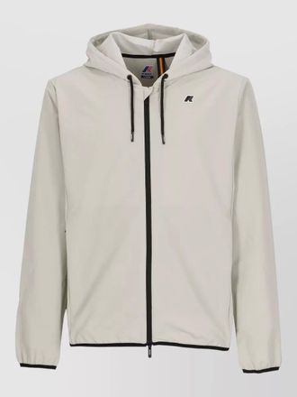 K-Way hooded waterproof raincoat