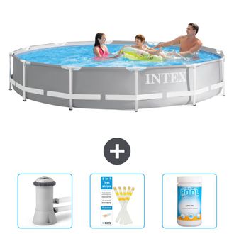 Intex Piscina Prism Frame Redonda - 366x76 Cm - 6-piezas Scb73