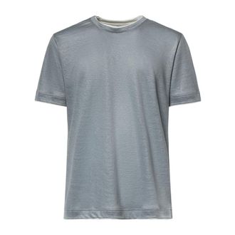 Eleventy Heren, Tops, Blauw, Maat: XL Denim