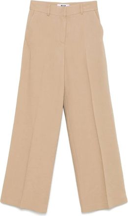 Msgm Pantaloni a gamba ampia - Toni neutri
