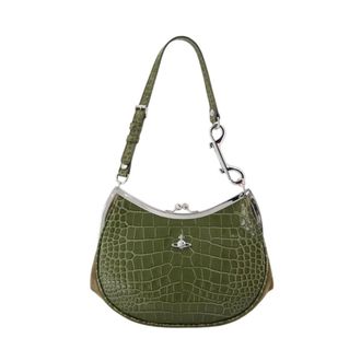 Vivienne Westwood Bolso con Marco y Encanto - Bags - Mujer - Verde - ONE SIZE