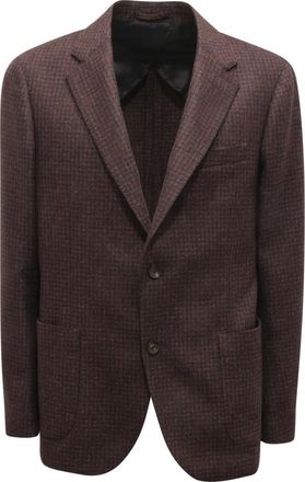 Lardini Wol/Cashmere Jas - Heren - Blazers - Bruin - XL - Wol - Jassen
