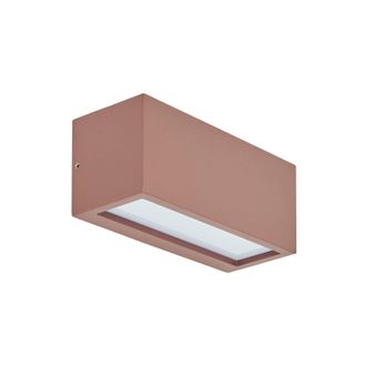 Lucande Lucande L&aacute;mpara De Pared Exterior bente En Marr&oacute;n Aluminio