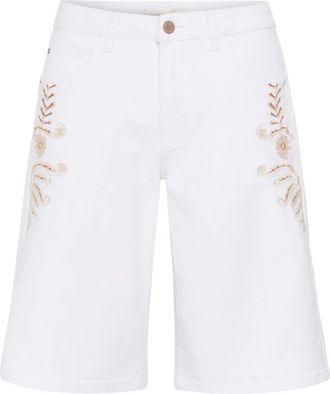 Cream Mujer, Pantalones cortos, Blanco, Talla: W27
