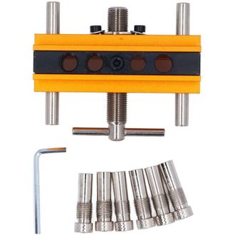 OEM Kit De Pasadores M&eacute;tricos Para Autom&oacute;viles - Central Con Broca Adaptable Para Perforaci&oacute;n De Precisi&oacute;n En Aplicaciones De Carpinter&iacute;a (dorado)