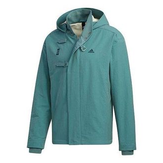 adidas Sports Hooded Jacket Men Green GM4467