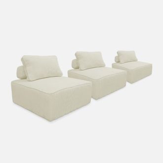 Sweeek Sof&aacute; Modular De Pana, 3 Plazas