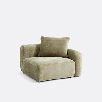 La Redoute Interieurs Rechthoekig element voor modulaire sofa, in jacquard chenille, AMAD