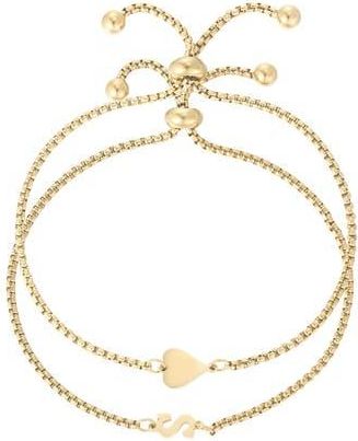 Adornia Set of 2 Bracelets in Gold-S at Nordstrom Rack