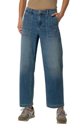 Kut from the Kloth Ashton High Waist Crop Barrel Jeans in Prosperous at Nordstrom, Size 16P