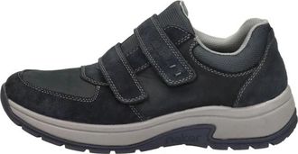 Rieker Klittenband - Heren - Sneakers - Blauw - 42 EU - Leer - Schoenen