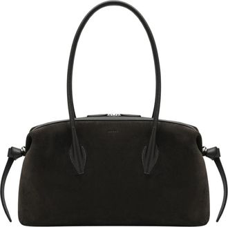 Yuzefi Brioche Duffle - Dames - Schoudertassen - Bruin - ONE Size - Su&egrave;de - Tassen
