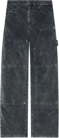 Isabel Marant Pantaloni a coste - Nero