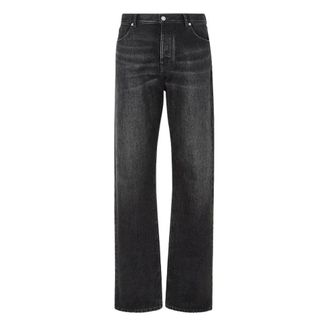 Fendi Heren, Jeans, Zwart, Maat: W32 Katoen
