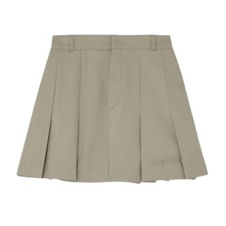 Alexander McQueen Alexander McQueen, Short Shorts, female, Gray, Size: XS Beige Stylish Trousers