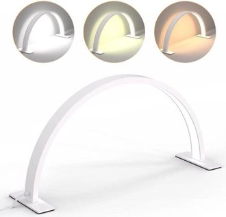 Trade Shop Trade Shop Traesio - Luce a Mezza Luna Per Scrivania Lampada Lunare a Led Per Unghie Trucco Estetista