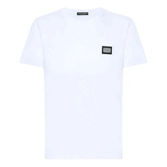 Dolce & Gabbana Hombre, Camisetas, Blanco, Talla: XL