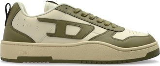 Diesel Schoenen, Heren, Groen, 42 EU, Leer, S-Ukiyo V2 LOW