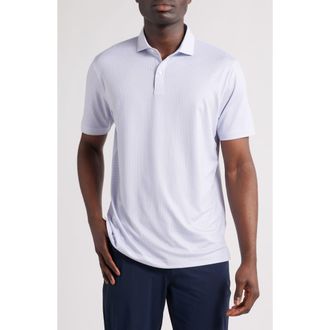 Johnnie-O Teo Microprint PREP-FORMANCE Golf Polo in Verbena at Nordstrom, Size Small