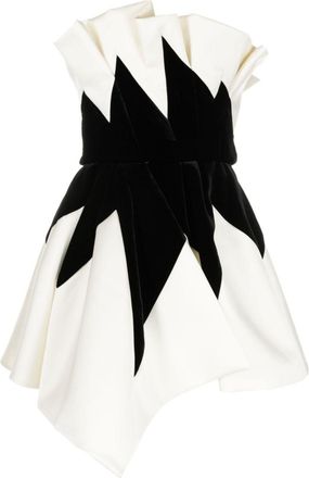 Zuhair Murad strapless flared minidress - women - Polyester/Polyester/Viscose/Polyamide - 36 - Black