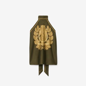 Burberry B Crest Silk Scarf Top