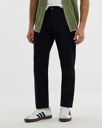 Jacamo Straight Fit Linen Chino