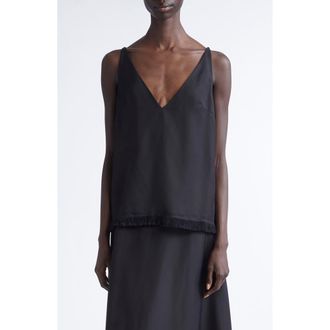 FFORME Emory Fringe Trim Cami in Black at Nordstrom Rack, Size 8 Us / 44 It