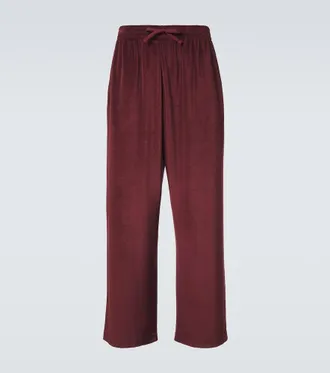 Gucci Pantalones deportivos de jersey en mezcla de seda