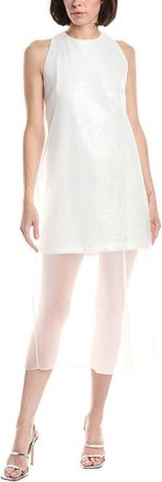 Kenneth Cole Mini Sheer Overlay Sequin Top