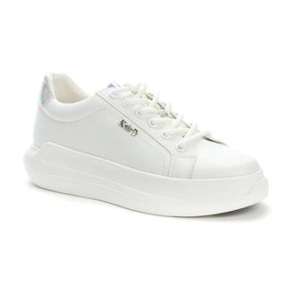 Keddo Zapatos Casuales Blancos con Cordones para Mujeres - Shoes - Mujer - Blanco - 37 EU
