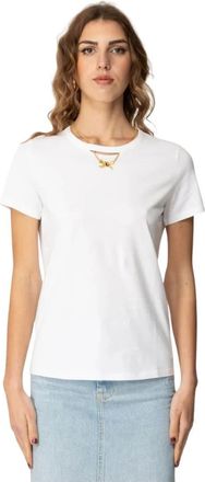 Elisabetta Franchi Mujer, Camisetas, Blanco, Talla: M