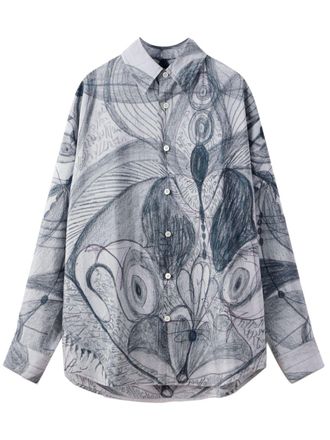 Christophe Lemaire Camicia Angkasapura - Grigio