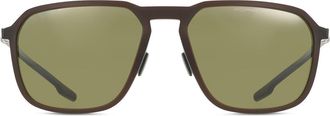 Porsche Design P8961 Polarized C Mens Sunglasses Brown Size 59