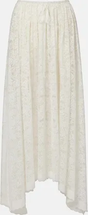 D&ocirc;en D&ocirc;en Zinnia asymmetric lace midi skirt