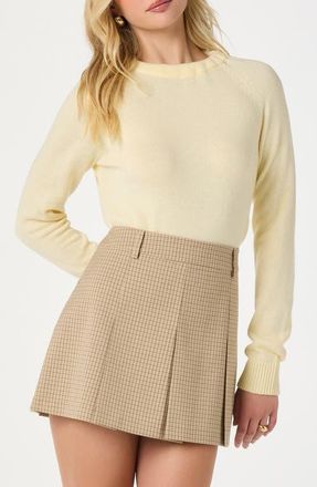 ASTR the Label Organza Bow Sweater in Cream at Nordstrom, Size X-Small